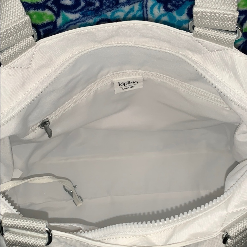 Kipling White Pia Tote - Picture 7 of 8